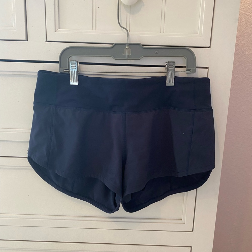 Lululemon navy blue shorts. Size 4. Perfect condition!